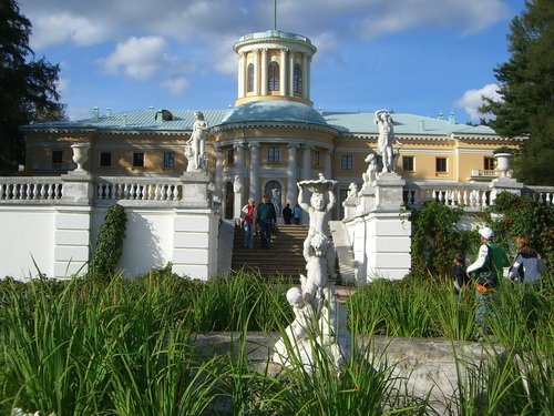 фото дворцово-паркового ансамбля в Архангельское