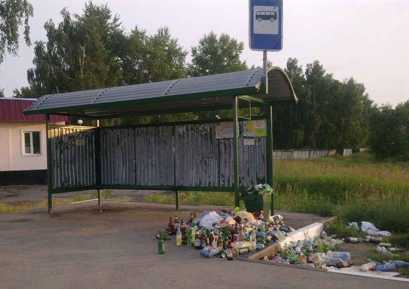 проблема вывоза мусора в поселке Ильинское